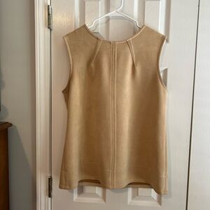 Jude Connally Tan Sleeveless Tank Top